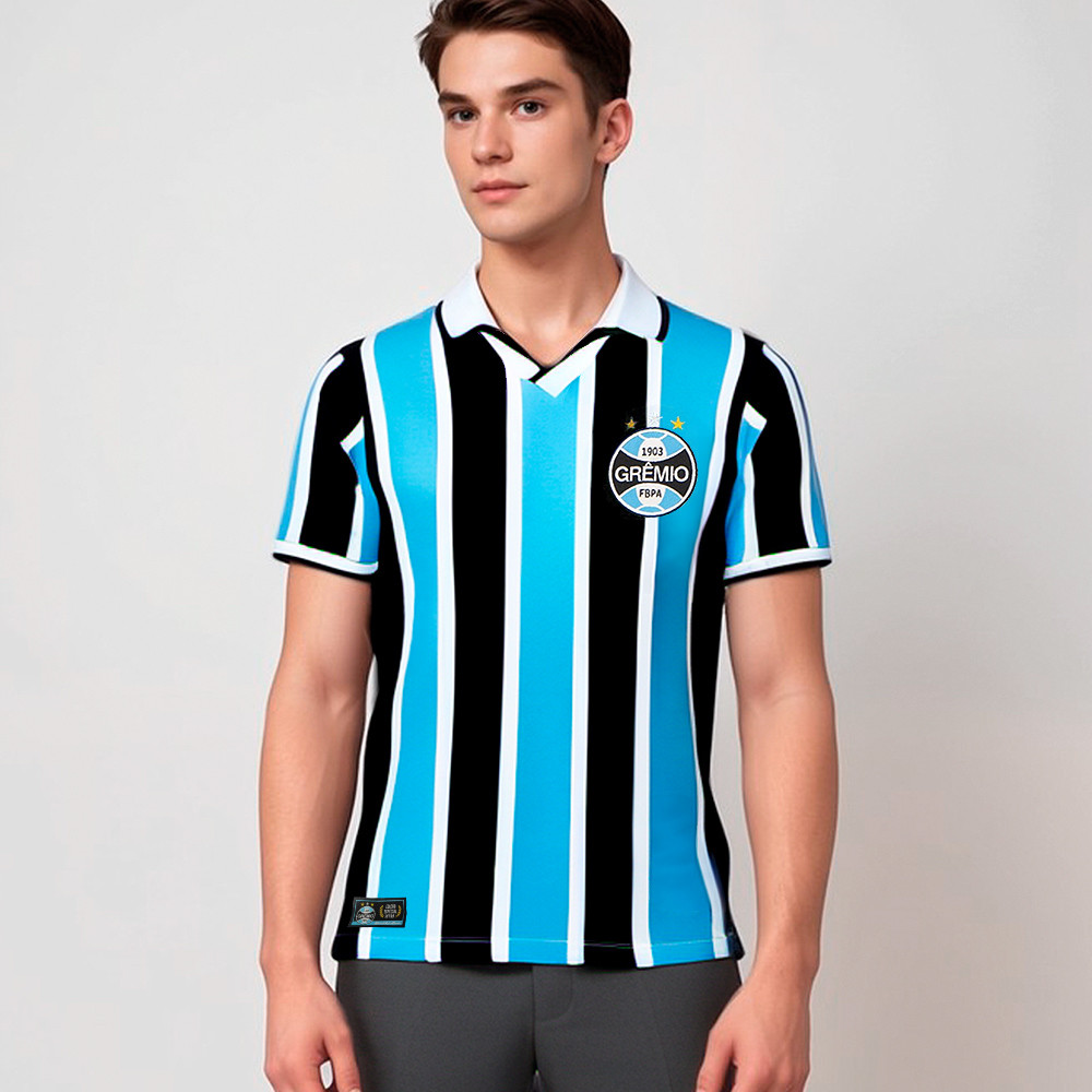 Camisa Grêmio Retrô 1999 Masculina Oficial em Oferta na Shopee