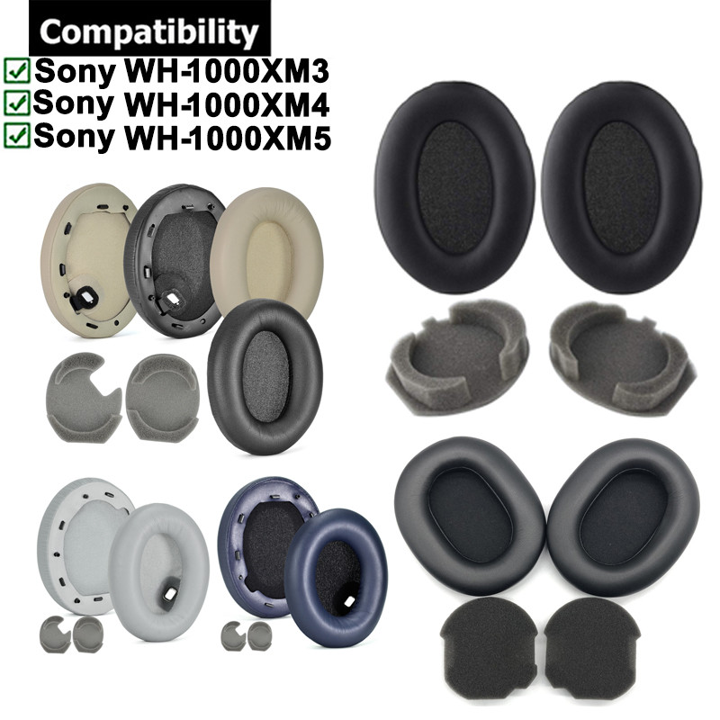 1 Par Almofadas De Ouvido Para Sony WH-1000XM5 1000XM4 1000XM3 Fone Earpads Earmuffs