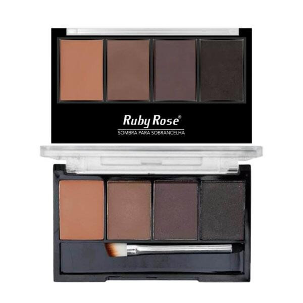 Paleta de Sombras para Sobrancelhas 4g - Ruby Rose HBF572