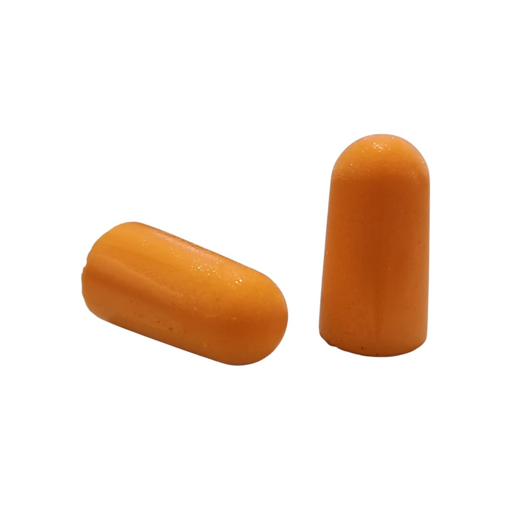 KIT 100 Protetores Auditivos Plug Espuma Auricular 1100 3M Sem Cordão - CA 5674