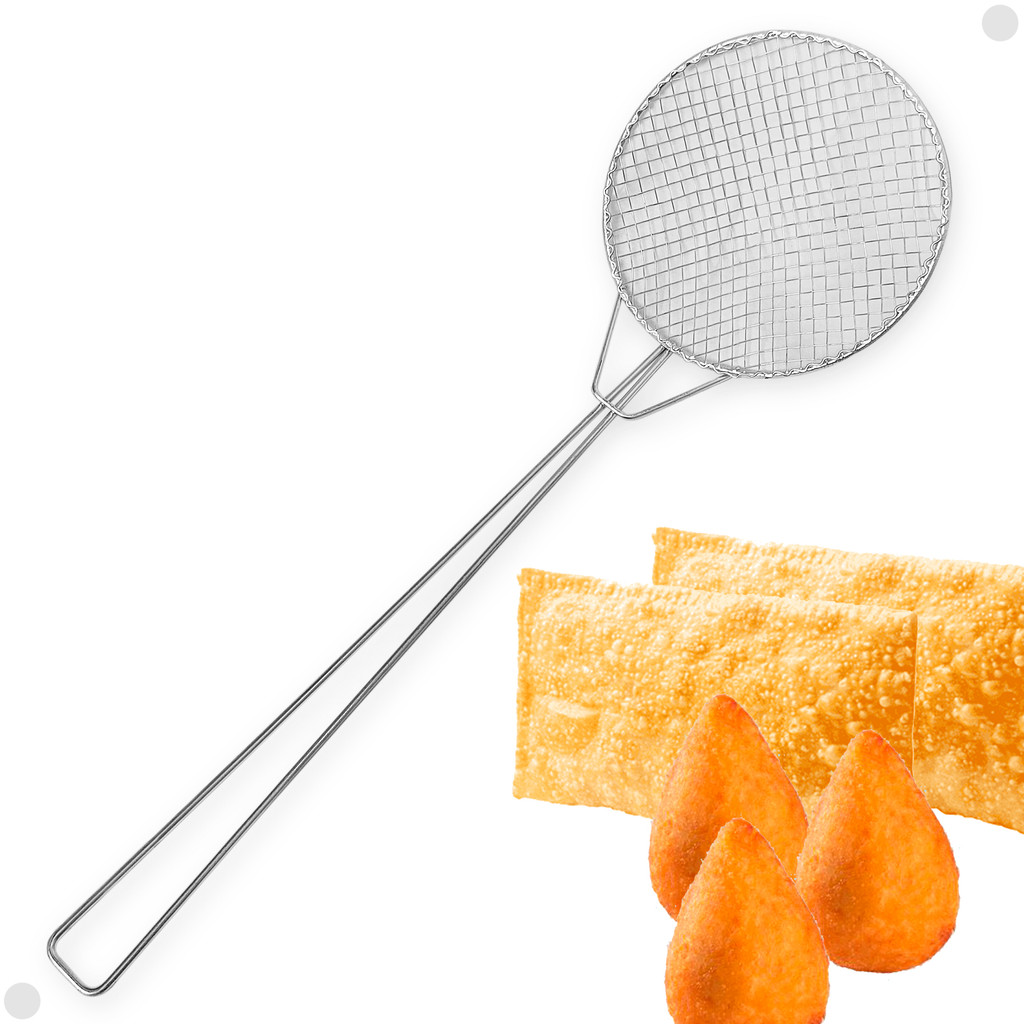Escumadeira Fritura N°16 Pasteis Salgados Batata Frita 16cm