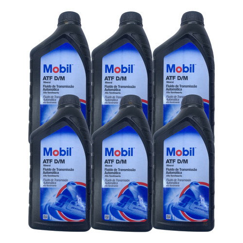 Kit 6l Fluido Oleo Cambio Automatico Dexron Vi Atf 6 Mobil em Oferta na Shopee