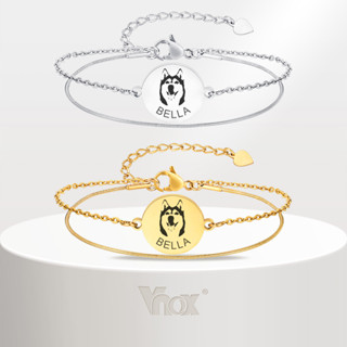 Vnox Corrente De Camada Dupla Diy Pulseira Personalizada Para Mulheres Aço Inoxidável Ajustável Charme Pulseiras Jóias D em Oferta na Shopee
