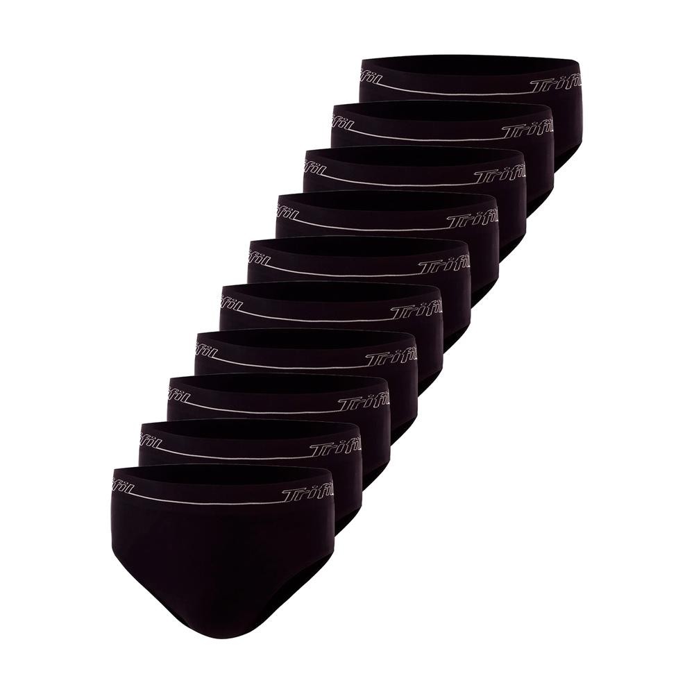 Kit com 10 Cuecas Slip Trifil 0543