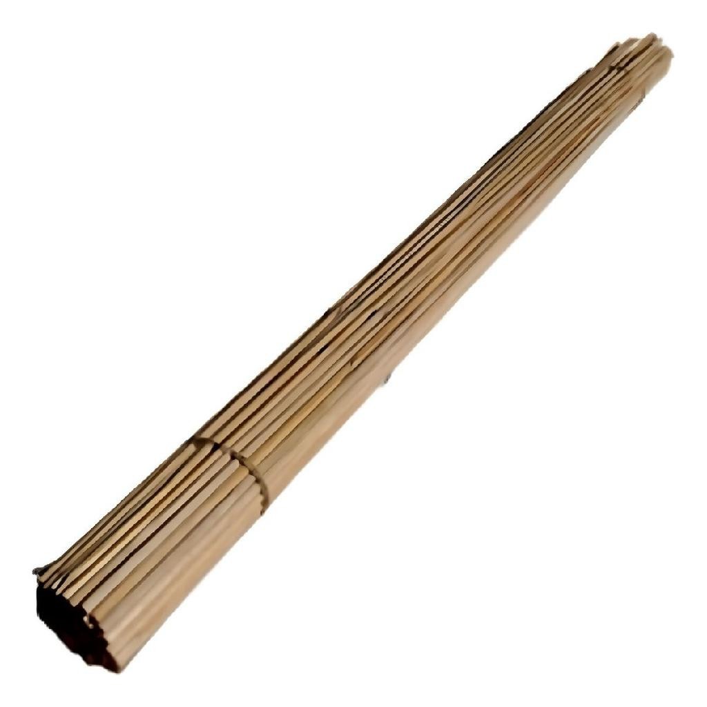 Kit 50 Estacas Para Plantas Haste Natural De Bambu 1 Metro vareta para pipa tutor de tomates e cercados cerca viva