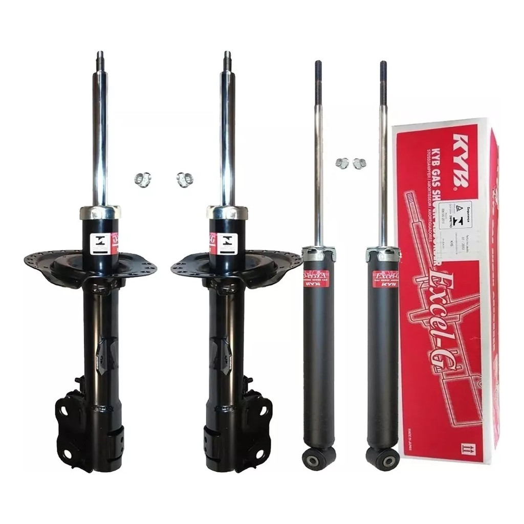 Kit Amortecedor Dianteiro E Traseiro Fit City 2015 2016 2017