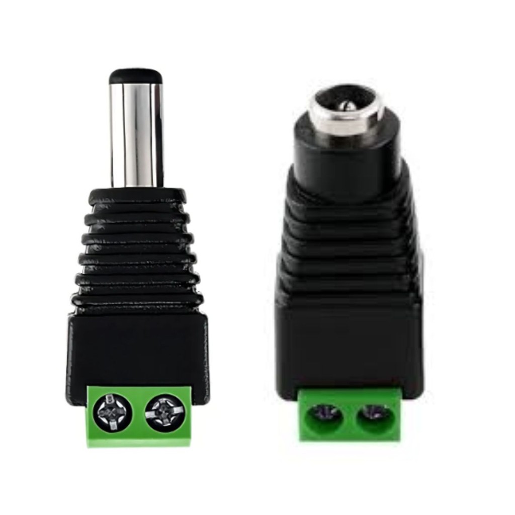 20 Conector Borne P4 10 Macho e 10 Fema Câmera e Fita Led em Oferta na Shopee