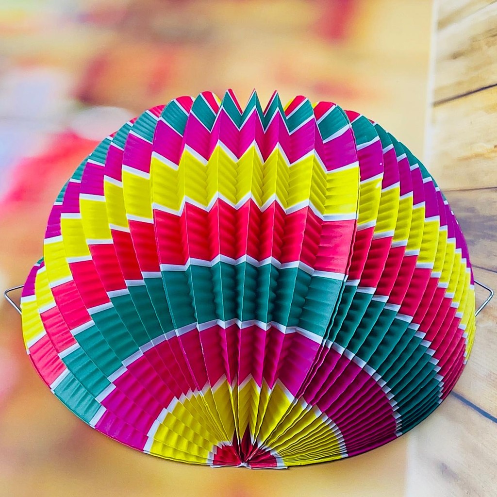 1~6 DECORAÇÃO DE BOLA COLORIDA 24 CM 6132-5 FESTA JUNINA (EX) (CHOCO) · foto 2