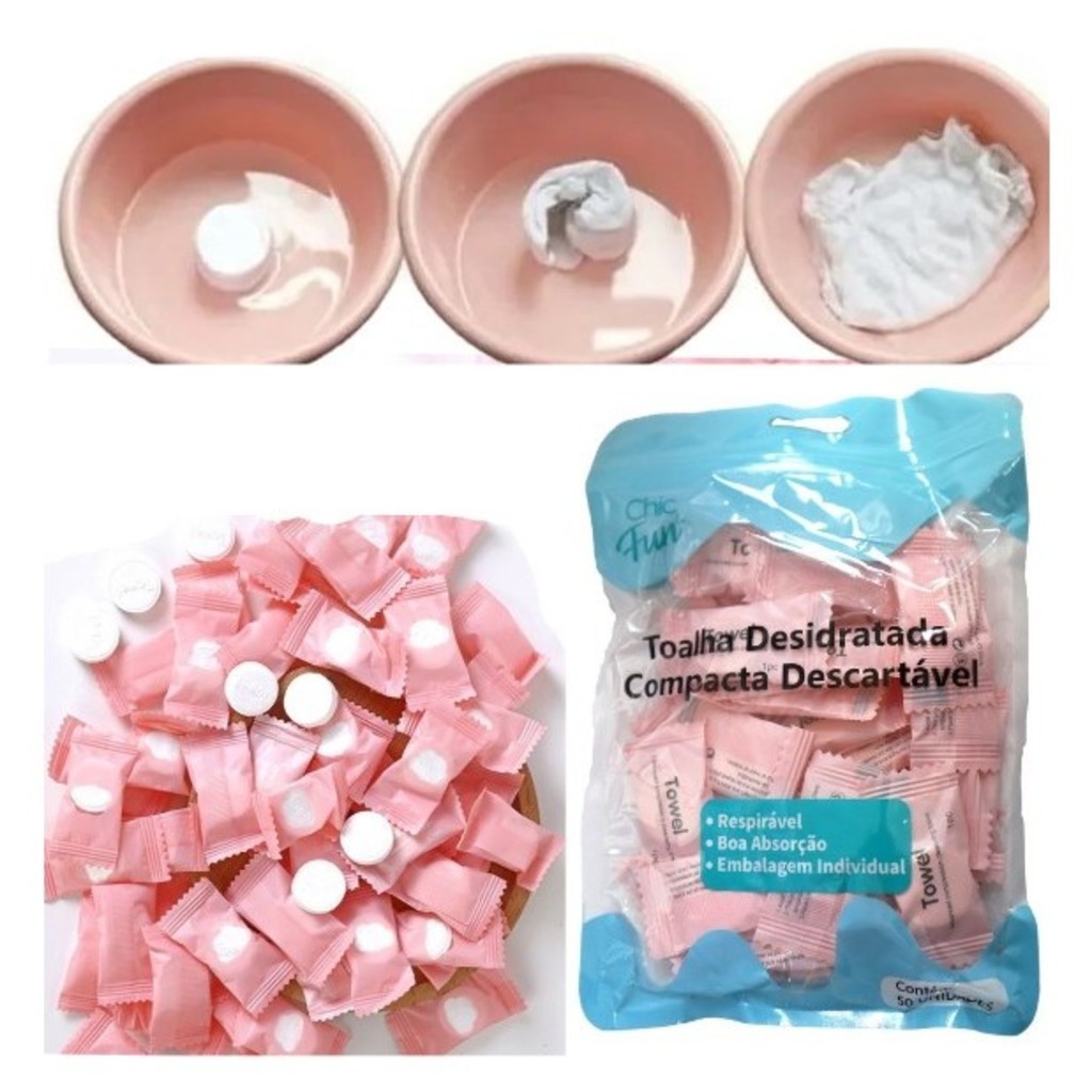 GGUAN Toalha Desidratada Descartavel 50/100/150/200 unidades em Oferta na Shopee
