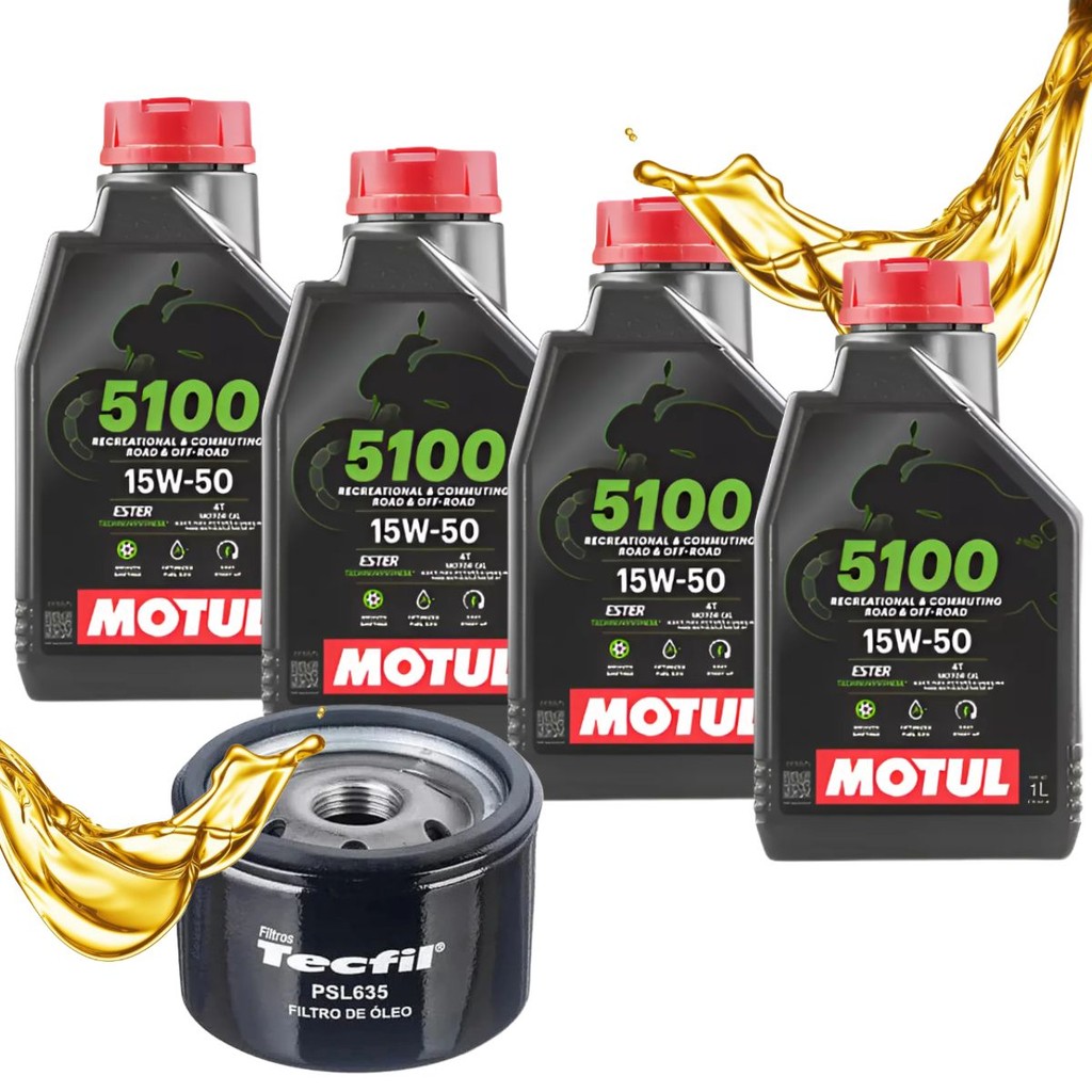 Troca de Óleo R1250 Gs / R1200 Gs Motul 5100 15w50 + Filtro em Oferta na Shopee