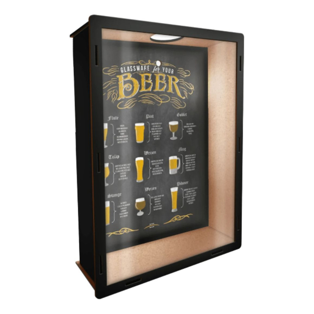 Quadro Porta Tampinhas Decorativo Cerveja Mdf em Oferta na Shopee