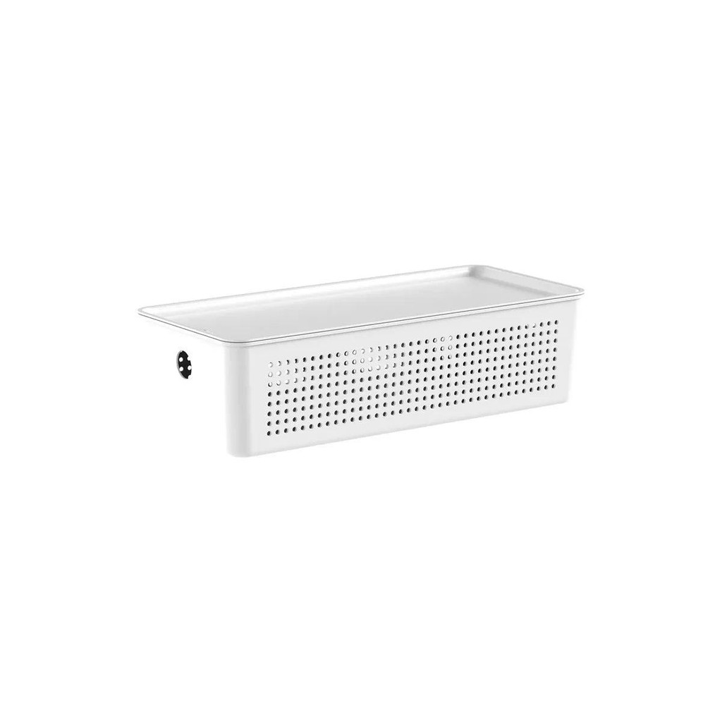 Cesto Ou 4,5L com tampa Linha Flow - Branco - Home & Living