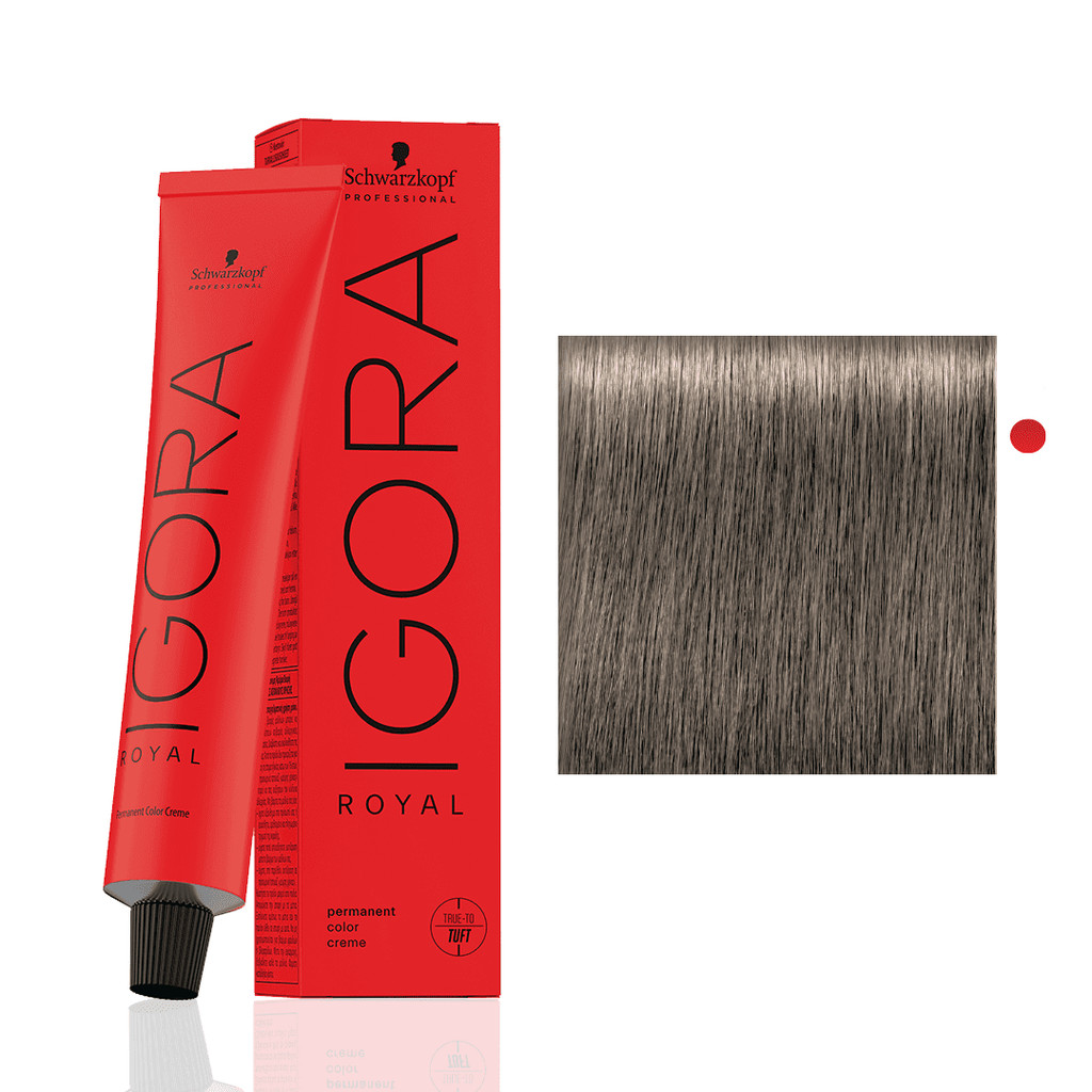 Igora Royal 8-1 Louro Claro Cinza Schwarzkopf Professional Coloração Permanente Schwarzkopf Professional 60g