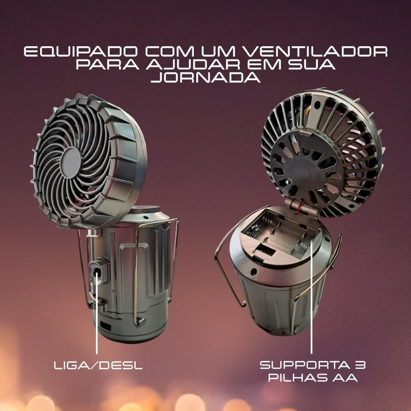 Lampião Lanterna LED 3 em 1 — foto 7
