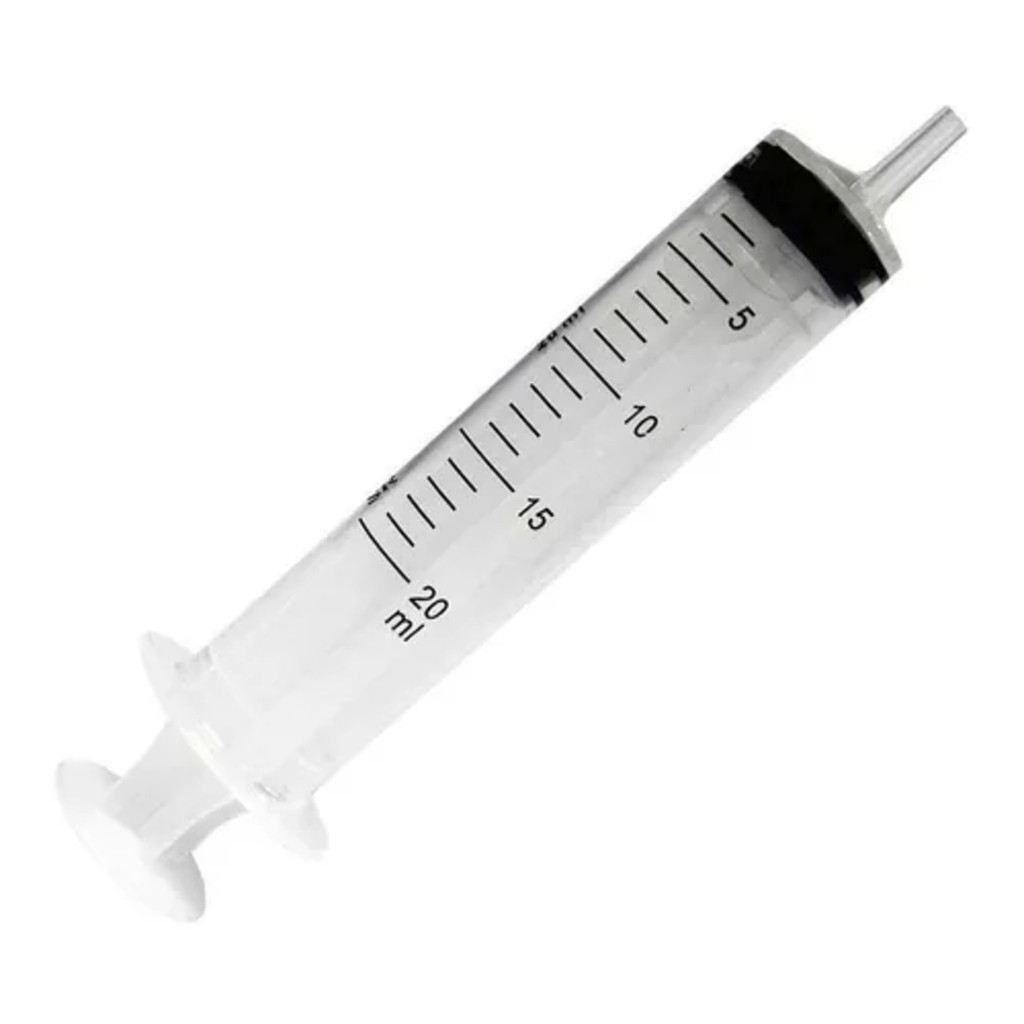 Seringa 20mL Sem Agulha com Bico Luer Slip – 100 Unidades | Ideal para Dieta Enteral
