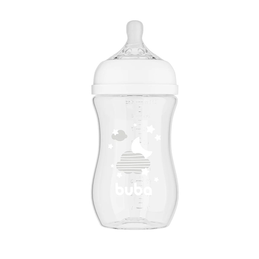 Mamadeira Buba Easy Flow Bico Tamanho 2 Nuvem 270ml - Mom & Baby