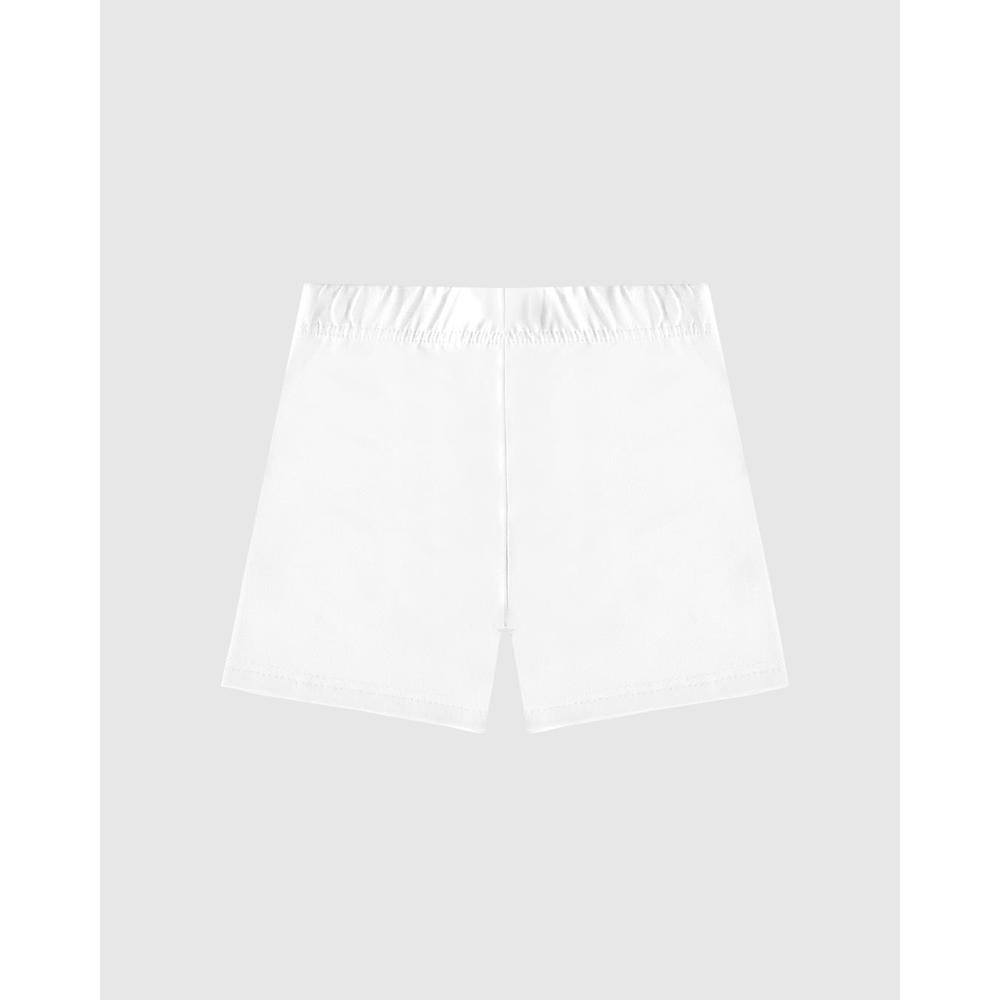 Shorts Infantil Menina Cós Elástico Em Algodão Malwee Kids em Oferta na Shopee