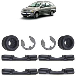 Kit Deslize Calço Reparo Banco Palio Weekend 1996 1997 1998 1999 2000 2001 2002 2003 A 2015 8 Peças