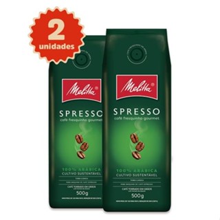 Kit Café Melitta® Spresso Grão - 2 Unidades 500g em Oferta na Shopee