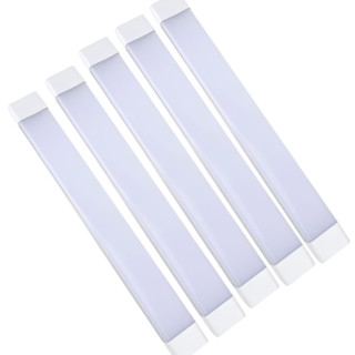 Kit 5un Luminaria slim Led 80w 120cm Linear com calha sobrepor 6500K Branco Frio 110v/220v em Oferta na Shopee