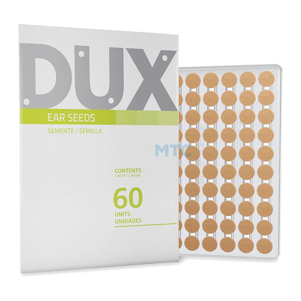 Placa Ponto Semente Para Auriculoterapia - 60un - DUX Micropore Quadrado