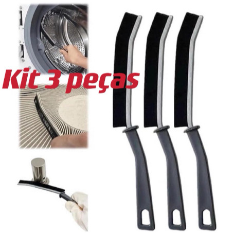 Kit 1/2/3 Escova De Limpeza de Frestas Gap Multifuncional Ferramenta Com Fenda De Cerdas Duras em Oferta na Shopee