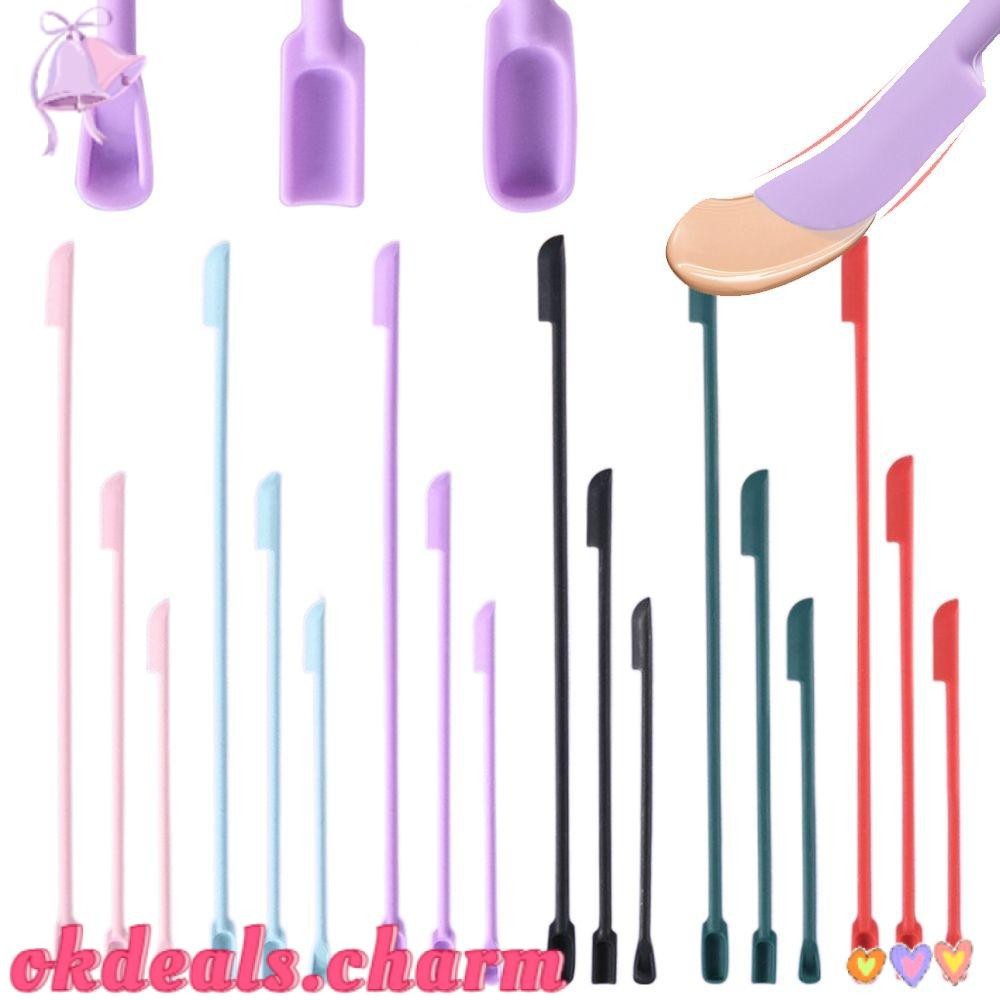 CHARM Espátula De Silicone Pincel Facial Creme Reutilizável Ferramentas De Beleza Suave Pincéis De Maquiagem Cosmética
