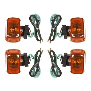 Kit 4 Piscas Reposição Modelo Original Para Bros 125/150 2009 à 2012 Xr 200/xlr 125 Com Coxim em Oferta na Shopee