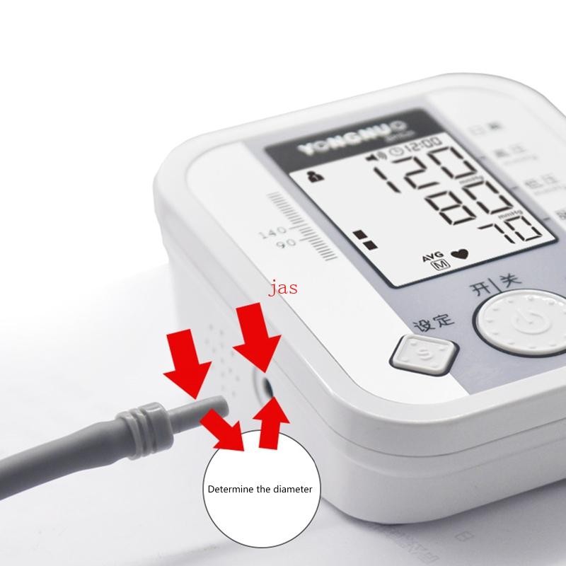Casa Pressão Arterial Braço Manguito Conector Adaptador Mangueira Ar Fácil Conectar