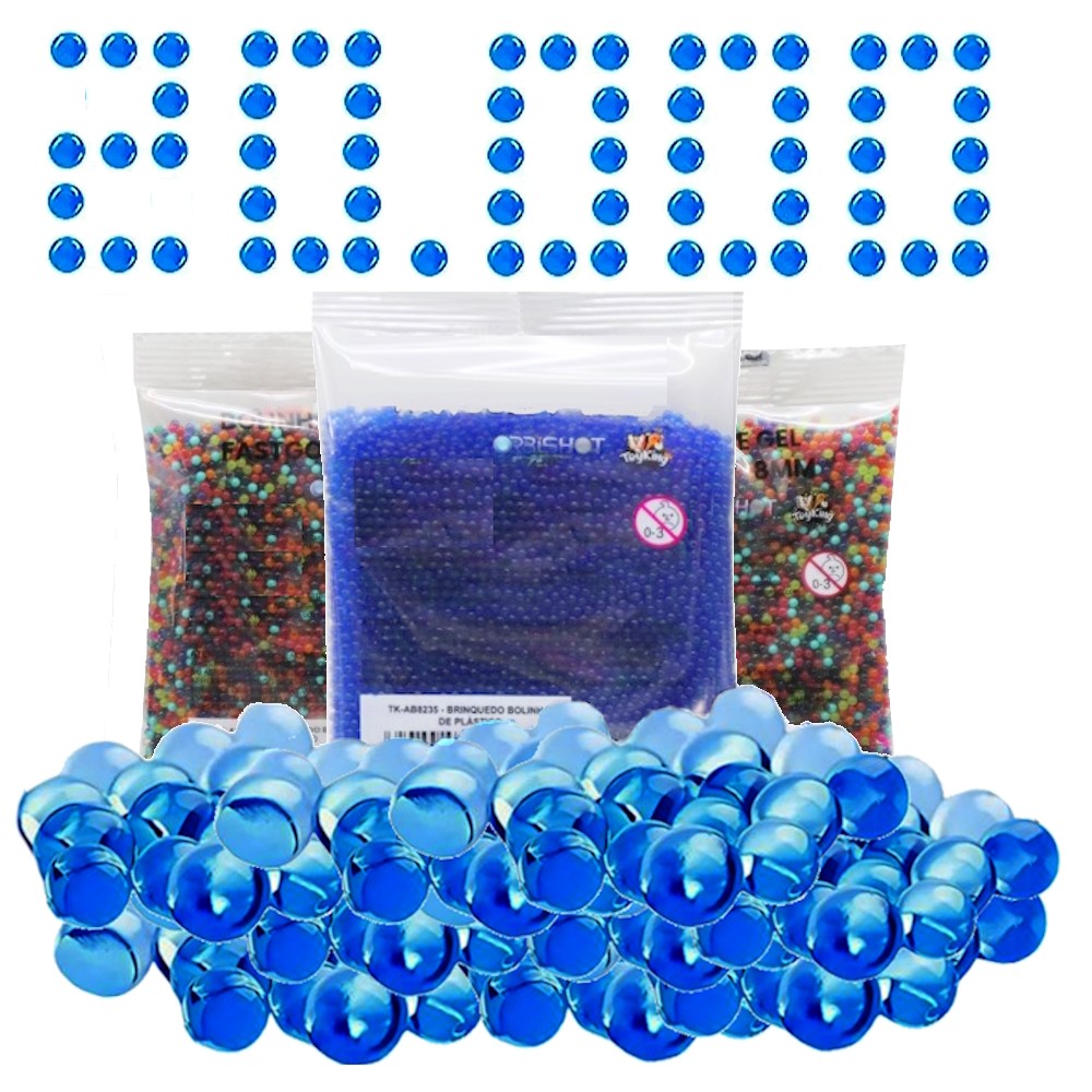 20.00 Bolinha Hidro Gel p/ Arminha Brinquedo Cresce na Água