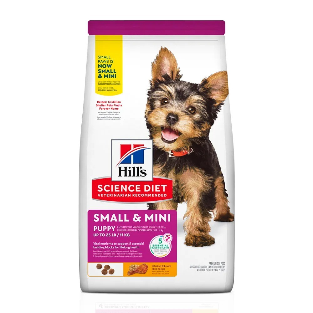 RAÇÃO HILLS SCIENCE DIET CÃES FILHOTES PEQUENOS E MINI FRANGO 2.04 KG