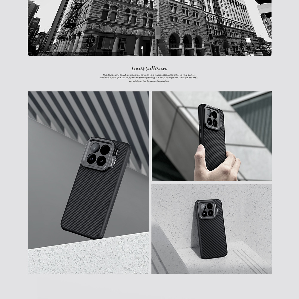 Detalhes do Nillkin Capa De Telefone Magnética Para Xiaomi 15 CarboProp Câmera Flip Proteção Fibra De Aramida + Capas TPU