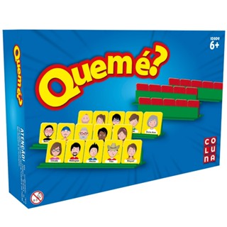 JOGO QUEM É? COLUNA PERSONAGEM ADVINHA BRINQUEDOS DE MESA TABULEIRO 2 PARTICIPANTES CARA A CARA VOCÊ em Oferta na Shopee