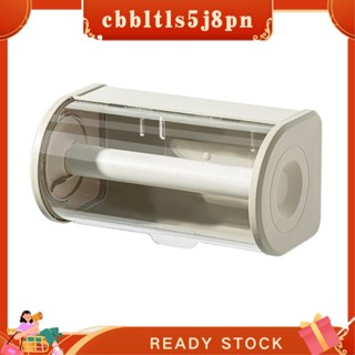 cbbltls5j8pn Organizador De Toalha De Papel Para Banheiro Suporte De Montagem Em Parede De Rolo Grande Com Capa Transpar em Oferta na Shopee