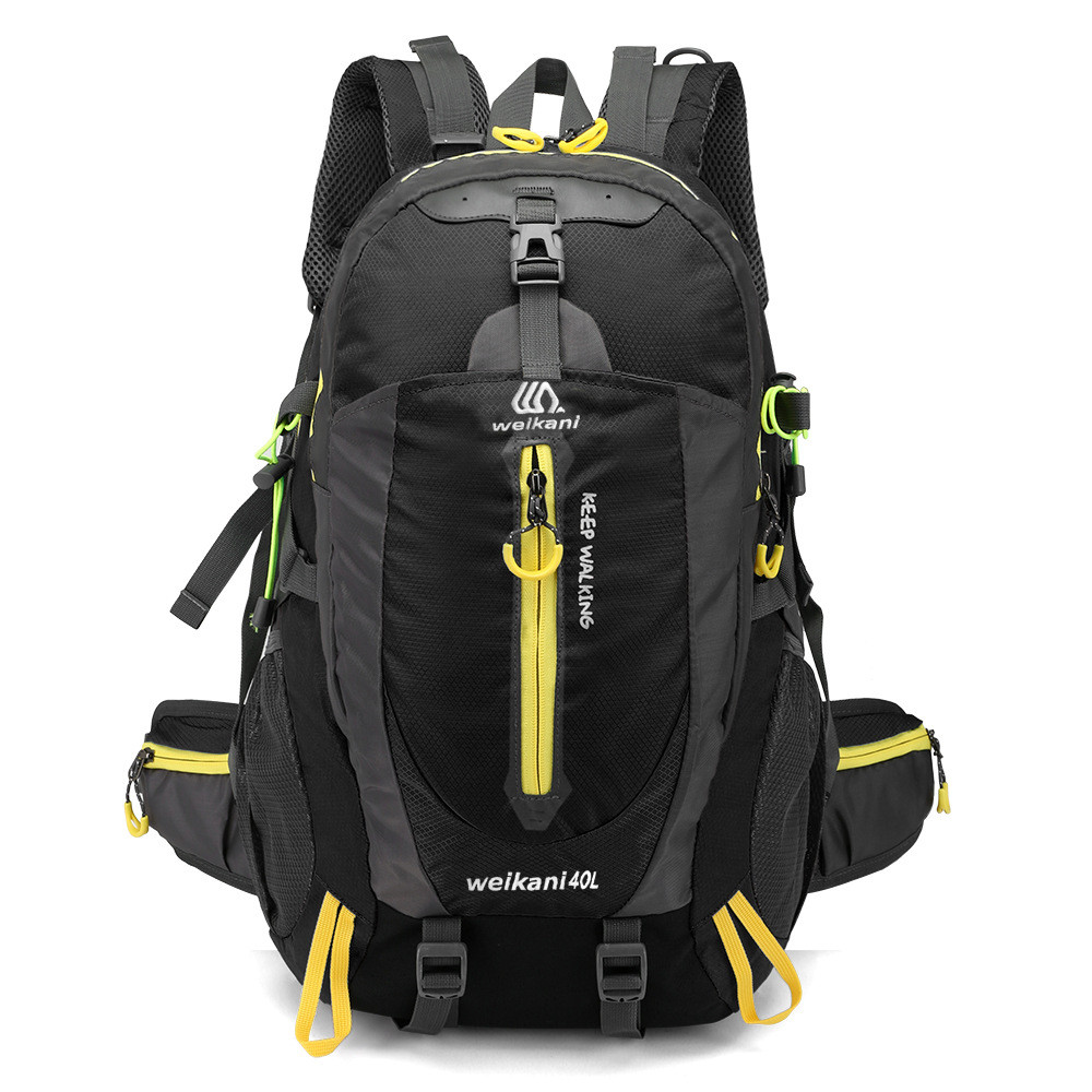 Mochila Masculina 40L Impermeável para Trilhas, Escalada e Viagem | Grande Capacidade, Camping, Hiking Daypack