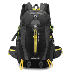 Mochila Masculina 40L Impermeável para Trilhas, Escalada e Viagem | Grande Capacidade, Camping, Hiking Daypack