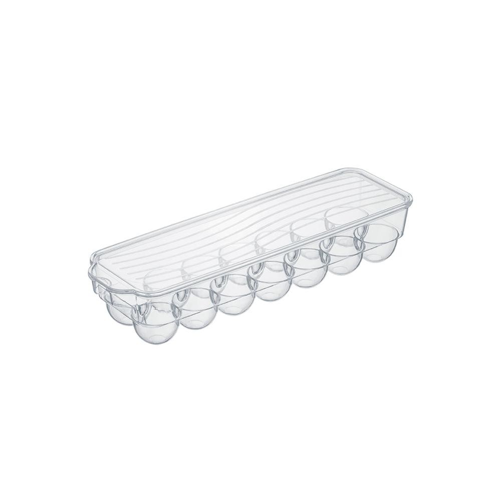 Porta Ovos Plástico Transparente com 14 Cavidades Ordene - Home & Living