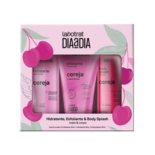Kit Hidratante Esfoliante Body Splash Nutre Cereja Labotrat em Oferta na Shopee