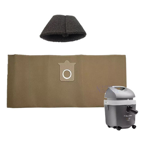 Saco Reutilizavel Tnt Eletrolux Hidrovac 1300 + Filtro Motor