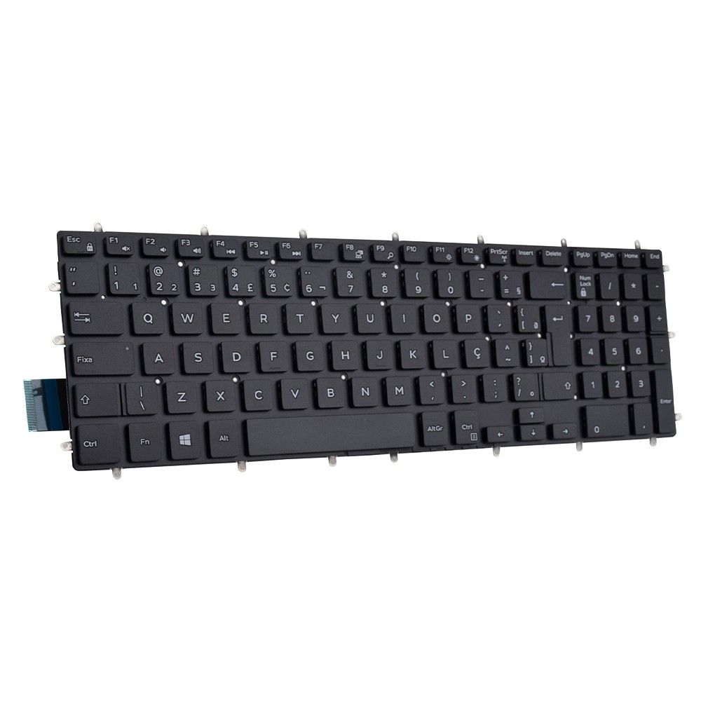 Teclado para Notebook Dell Inspiron 15-5567-A30V | Preto ABNT2 - Computers & Accessories