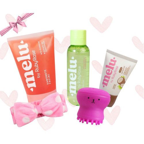 Kit Skincare Melu By Ruby Rose Presente Adolescentes Menina