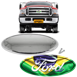 Emblema Da Grade Brasil Compativel Com F-250/ F-350/ F-4000