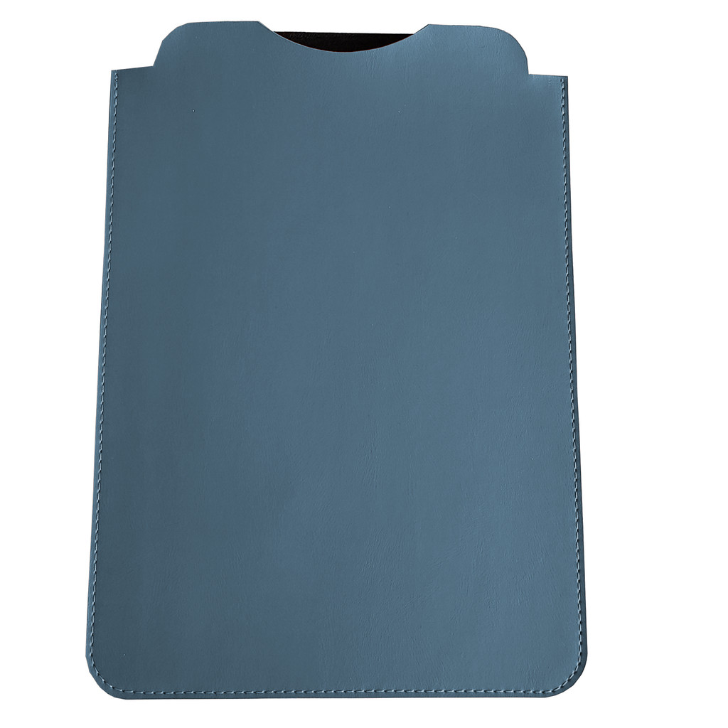 Capa Case Para Tablet Ipad Couro Ecológico Azul Oceano