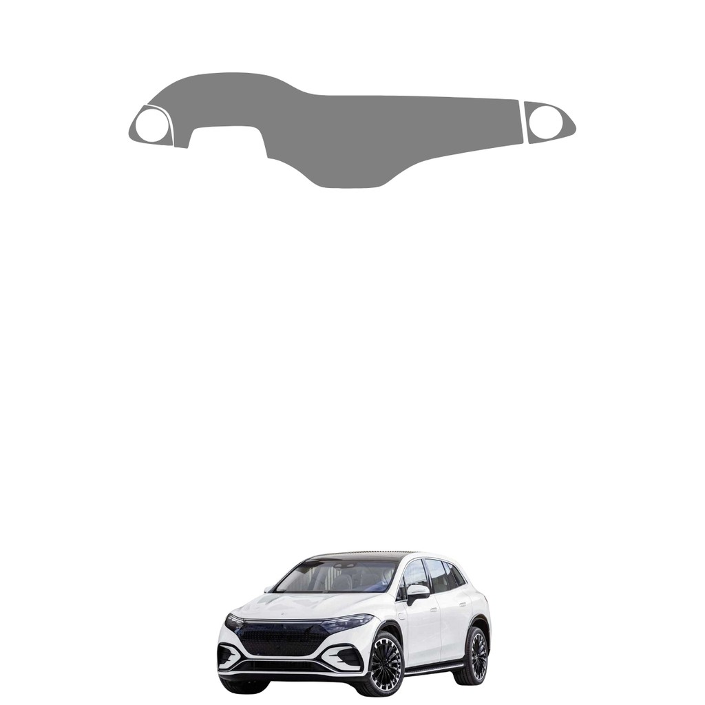 Película PPF Proteção Kit Velocímetro Multimídia Mercedes EQS 450 4MAGIC SUV 2023 2024 2025 TPU Anti Risco