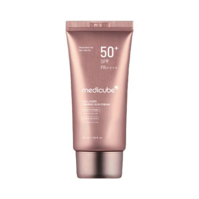 Medicube Colágeno Firmador Creme Solar 50ml Nu Facial Protetor SP50 Luz Elástica Iluminando Hidratante Rosto Cuidados So em Oferta na Shopee