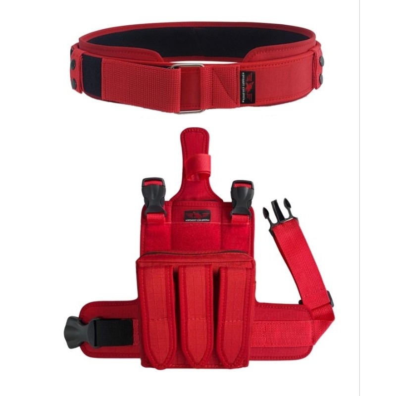 Kit P/ Bombeiro Civil E Militar Bornal C/ Porta Faca+cinto