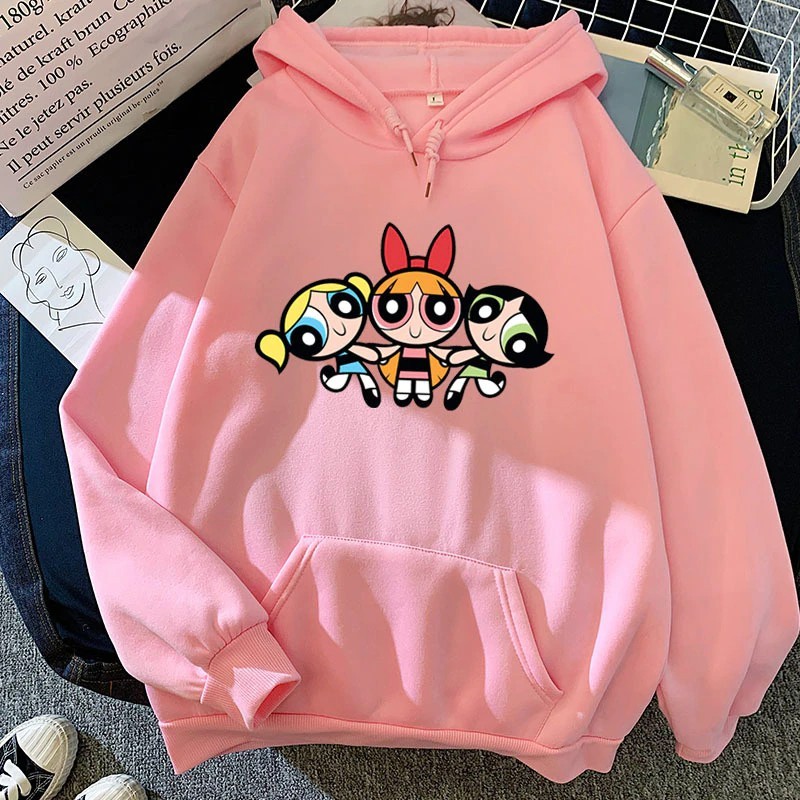 Blusa Moletom Feminino Garotas Poderosas Lindinha Docinho Florzinha
