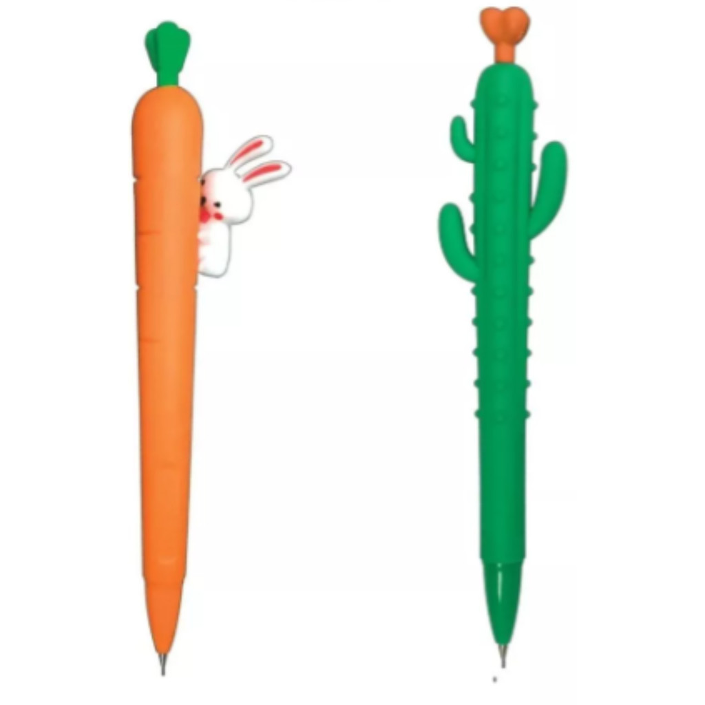 Kit Lapiseira 0.7mm Cactus + Lapiseira 0.7mm Cenoura Tilibra