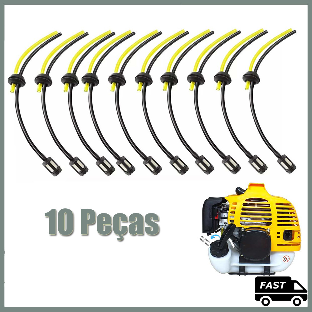 10PCS Kit Mangueira + Filtro Combustível Roçadeira 26-43cc Todas em Oferta na Shopee