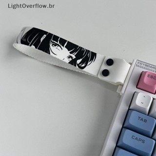 [LightOverflow] Fita De Teclado Moderna Alça Mecânico Universal Personalizada Anime Acessórios De Decoração [BR] em Oferta na Shopee